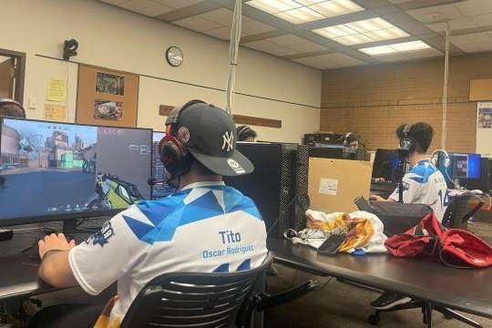 Tito, an SLCC student and esports competitor, plays Valorant, demonstrating the trajectory of modern competitive gaming. (Gerardo Galvez-Zamora, The Globe )