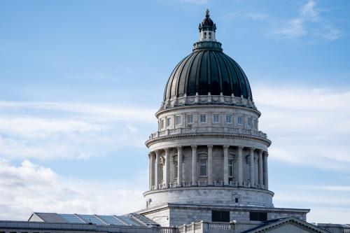 The Capitol in Salt Lake City is pictured on Thursday, Feb. 6, 2025. (Photo by Spenser Heaps for Utah News Dispatch)