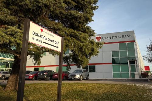 Utah Food Bank’s main facility in Salt Lake City on Nov. 13, 2024. This is one of the locations the organization uses to distribute food across the state with the help of partner agencies.