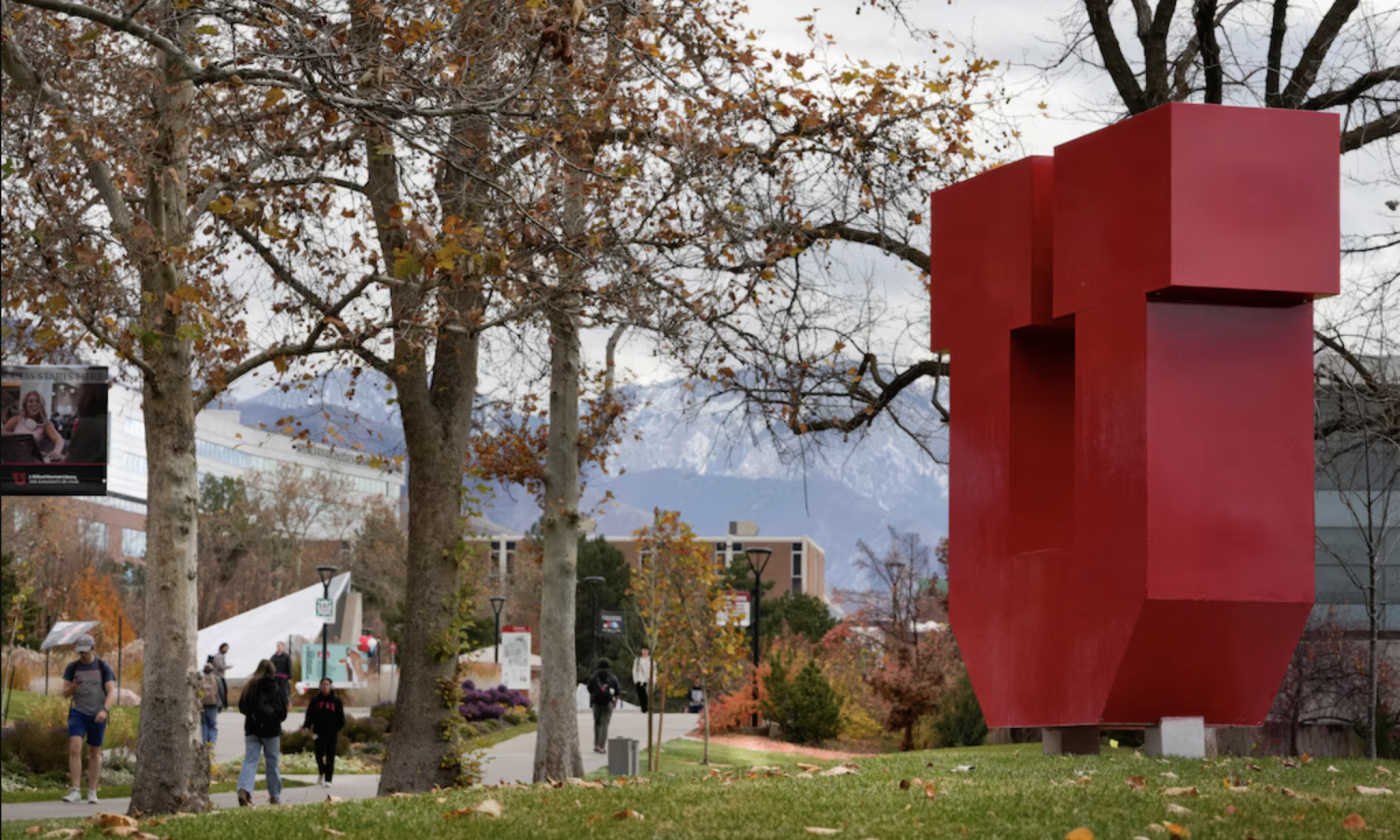 photo of "U" at University of Utah campus